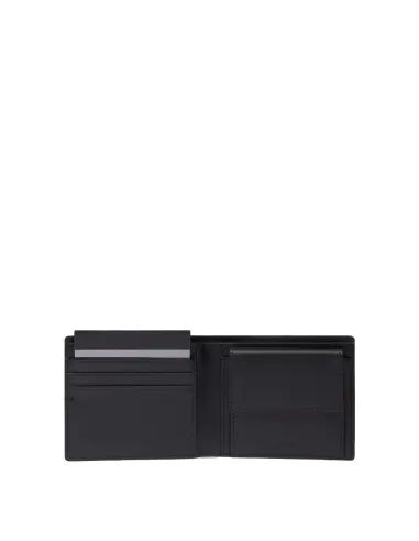 Piquadro Kiri men's leather wallet, black