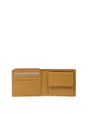 Piquadro Kiri men's leather wallet, yellow