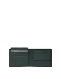 Piquadro Kiri men's leather wallet, green