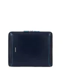 Piquadro Blue Square notepad holder with iPad®Pro 12,9 compartment, blue