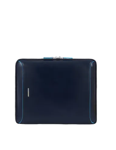 Piquadro Blue Square notepad holder with iPad®Pro 12,9 compartment, blue