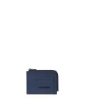 Piquadro Kiri coin and credit card pouch, blue