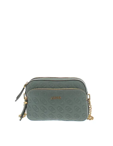 Liu Jo cross-body bag with outside pocket, dark jade