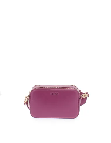 Liu Jo small cross-body bag with two compartments, fuchsia