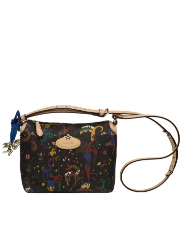 Borsa a tracolla Piero Guidi Magic Circus, marrone