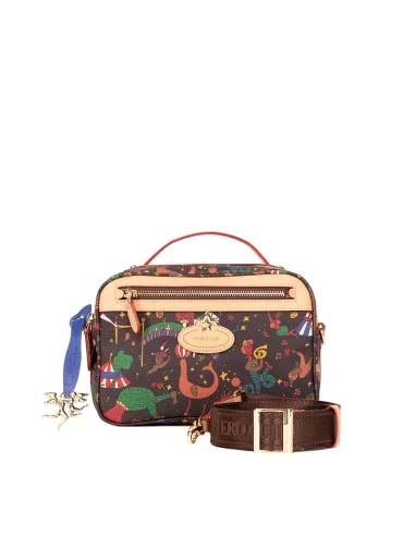 Borsa un manico Piero Guidi Magic Circus, marrone