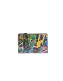 Gabs Gmoney14 women's wallet in printed leather, Geometric Mural