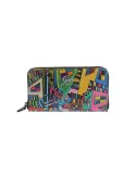 Gabs trip women's zipped wallet, Geometric Mural