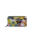 Gabs trip women's zipped wallet, Impressionist flowers