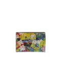 Gabs Gmoney14 women's wallet in printed leather, Impressionist flowers