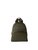 Zaino con chiusura con zip Borbonese, verde militare