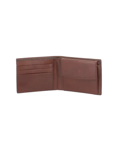 The Bridge Filippo men's wallet with coin purse, brown