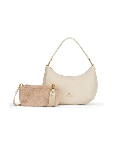 Borsa a spalla Braccialini Beth, beige