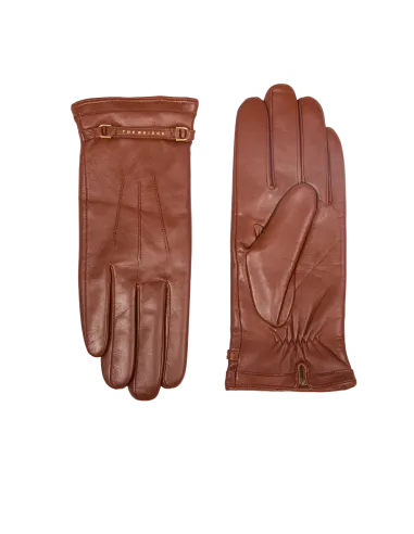 The Bridge Life Style women's leather gloves, brown