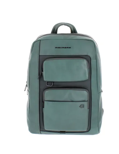 Piquadro Liko 14 laptop backpack, green