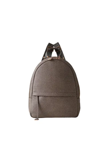 Borbonese women's backpack, clay grey