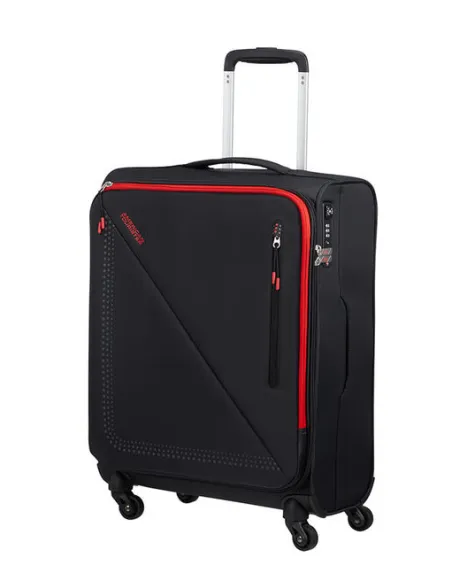 Чемодан 2 х колесный. Чемодан American Tourister черный. Сумка на колесах Atomic Cabin Trolley Black/Black. Умный чемодан 16_suitcase2-20_серебристый, 44 л, размер 20", серебряный.