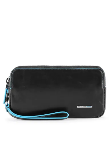 AC5187B2R pochette a due comparti blue square nera