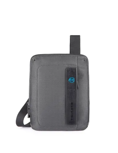 Piquadro P16 iPad® Mini cross-body bag, Grey