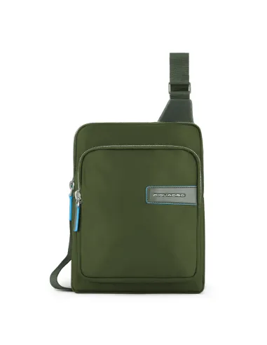 Piquadro iPad® crossbody bag in recycled fabric PQ-RY