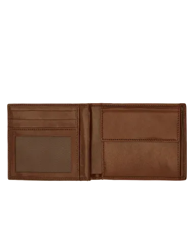 The Bridge Men's wallet with credit card slots and coin purse