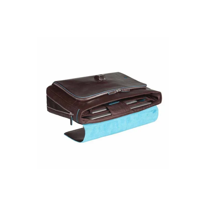 Piquadro - Trolley pilota porta PC 15,6 e iPad® 2 ruote Blue Square