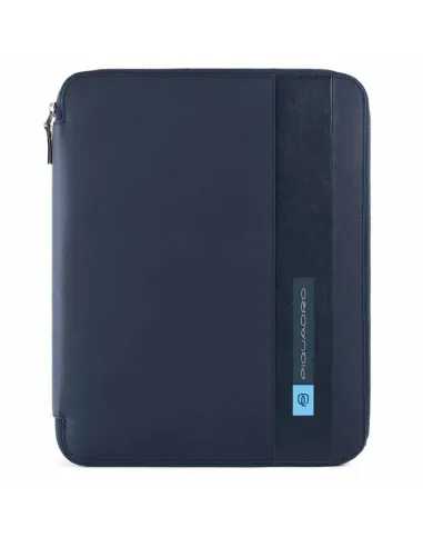 Zip-around A4 notepad holder Stationery Bios blue