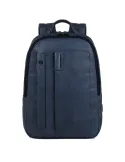 Zaino in pelle Porta PC Piquadro P15 Special, blu