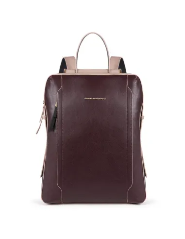 Ladies' laptop leather backpack Piquadro Circle