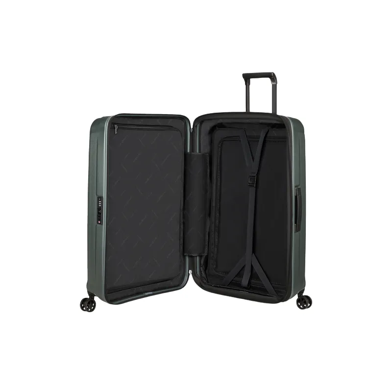 Extralarge expandable polycarbonate Samsonite Nuon trolley