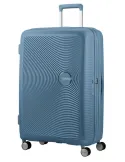 American Tourister Expandable Large Trolley Stone Blue