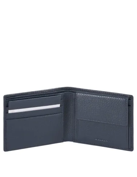 Piquadro Modus Wallet, Leather, Black, 12 Cards, PU1241MO/N - Iguana Sell