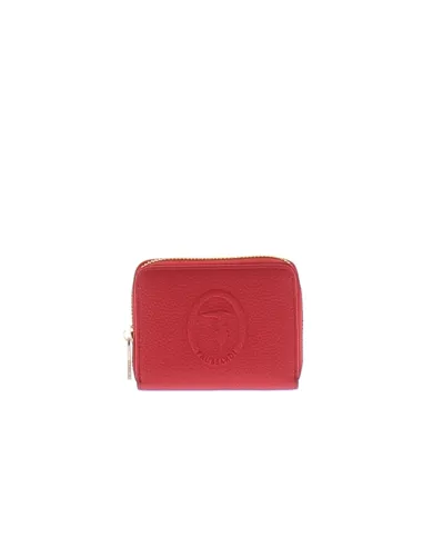 Trussardi Iris Mini-Geldbörse rot