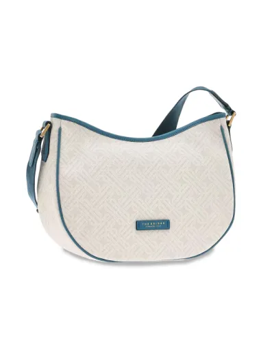 The Bridge Anna Shoulder bag with zip opening white