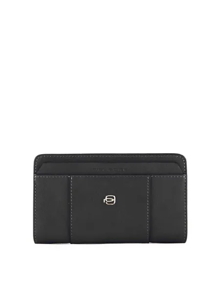 PIQUADRO Women's wallet, coin purse, leather car credit circle