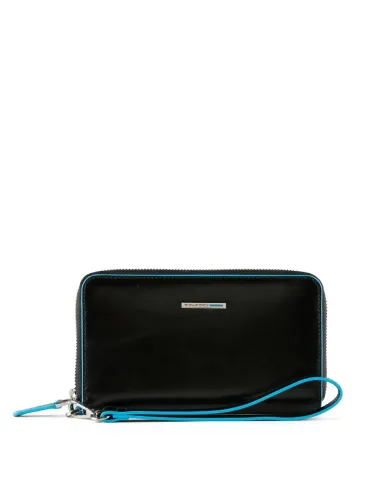 Clutch-Geldbörse für Damen Blue Square schwarz